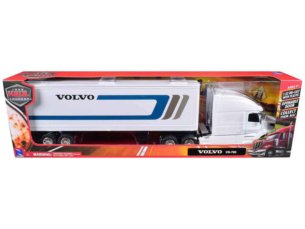 Volvo VN-780 with Drybox Trailer