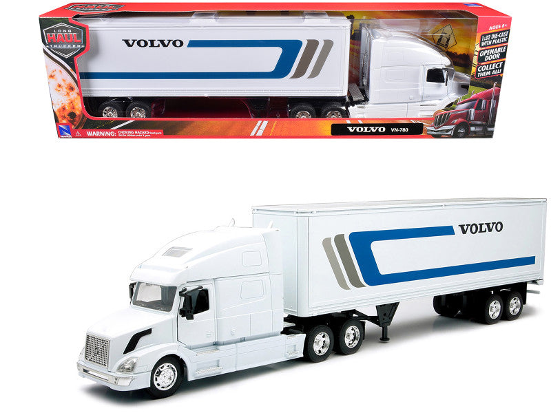 Volvo VN-780 with Drybox Trailer
