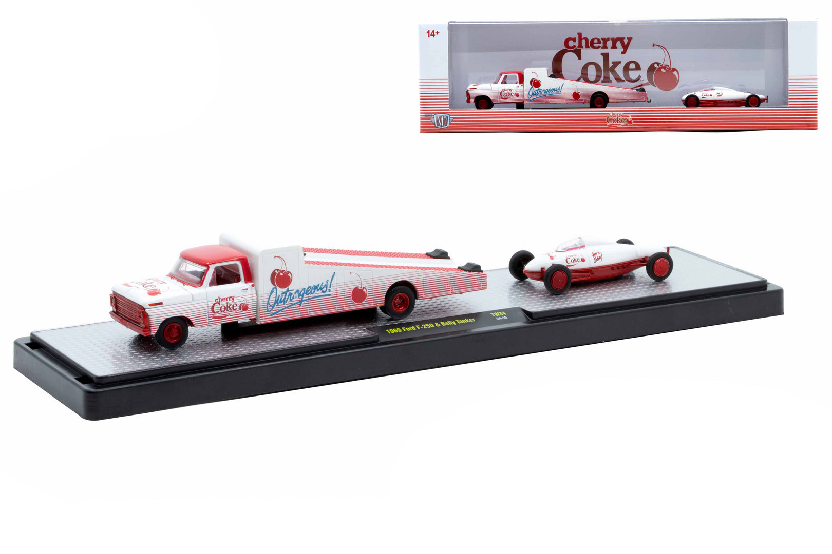 CHASE CARS- 1969 Ford F-250 &amp; Belly Tanker (Coca-Cola)