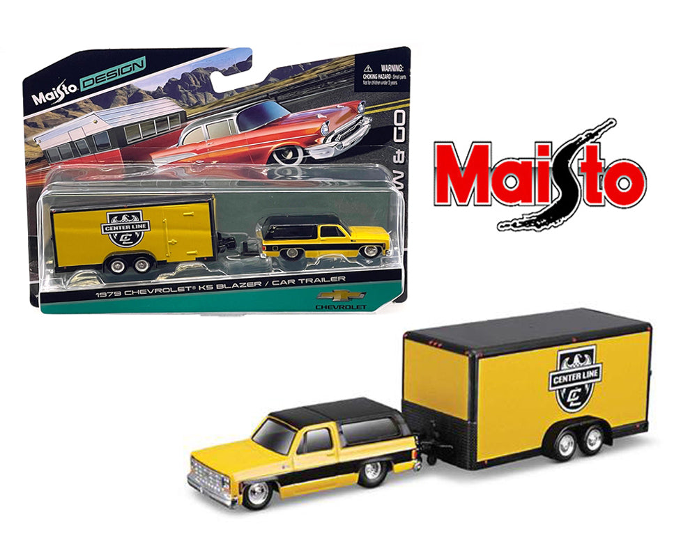 Chevrolet K5 Blazer with Car Trailer – Design Tow &amp; Go