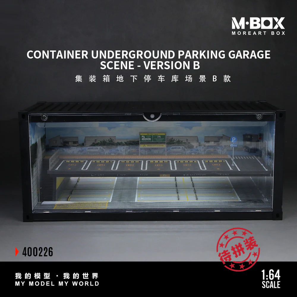 MBOX Scène de Garage Souterrain avec Conteneur Version B 1:64 MB400226