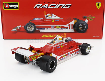 1979 ITALY GRAND PRIX. JODY SCHECKTER F1 FERRARI - F1 312T4 N 11 WINNER.  (WITH PILOT FIGURE) 1979 WORLD CHAMPION