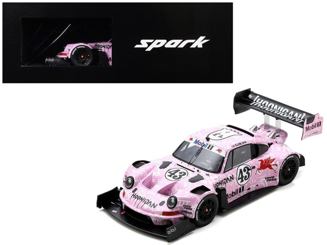 2022 Porsche 911 No.43 Pikes Peak Hoonipigasus Ken Block (Pink) Car Model