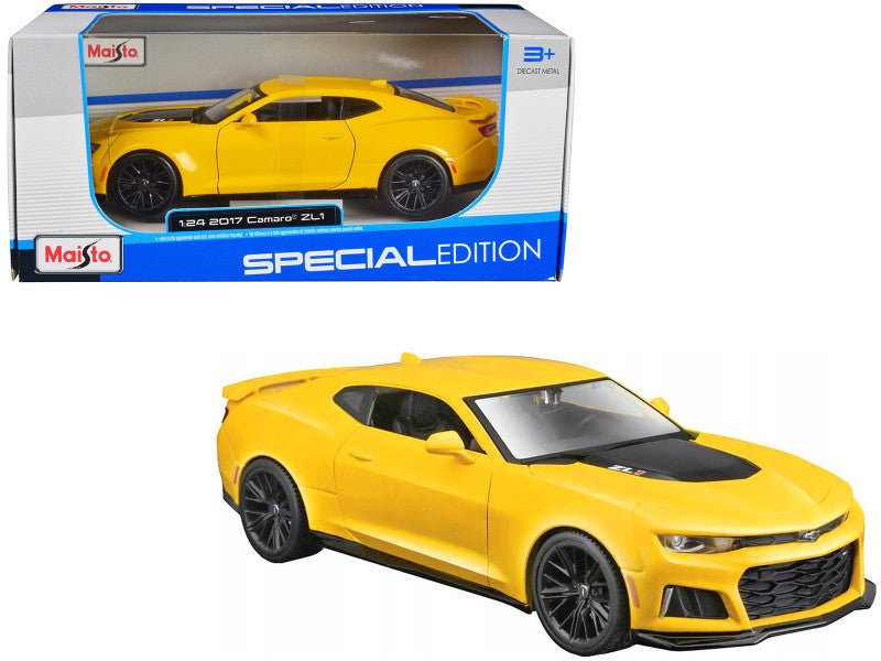 2017 Chevrolet Camaro ZL1 Yellow – Maisto 1:24 (31512/yellow-maisto)