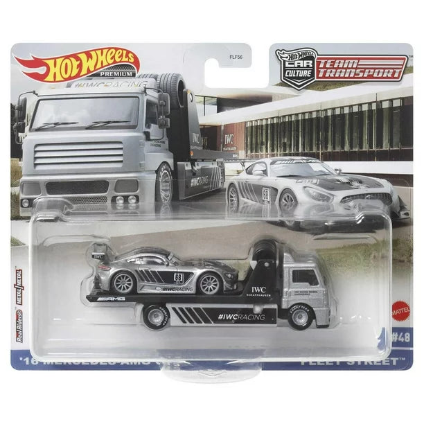 Hot Wheels Euro Team Transport 16 Mercedes AMG GT3