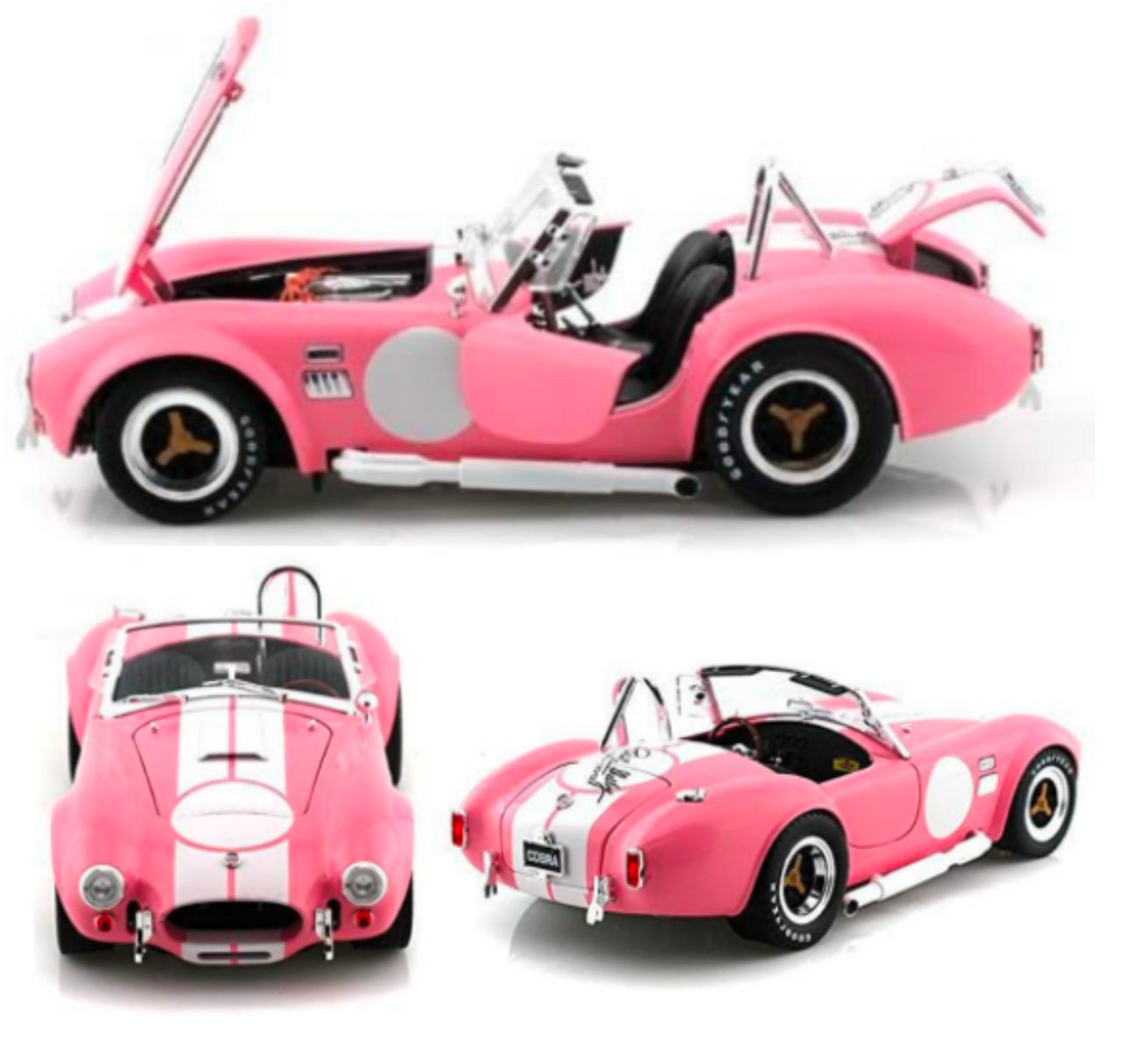 Shelby Cobra 427 S/C 1965 Rose – Shelby Collectibles Legend Series 1:18 (SC114/pink)