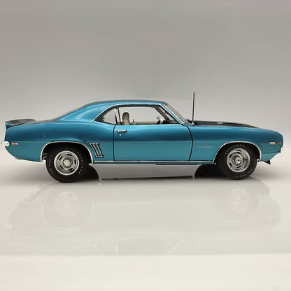 (PRE-ORDER 2027) Digital Pizza 1/18 (by Acme) -1969 Camaro RS Z/28 in Azure Turquoise