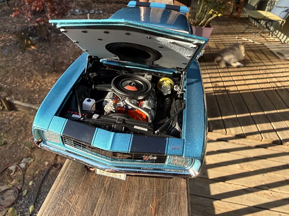 (PRE-ORDER 2027) Digital Pizza 1/18 (by Acme) -1969 Camaro RS Z/28 in Azure Turquoise