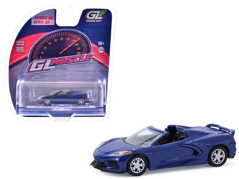 2021 Corvette Stingray Convertible (Elkhart Lake Blue) GL13370-E