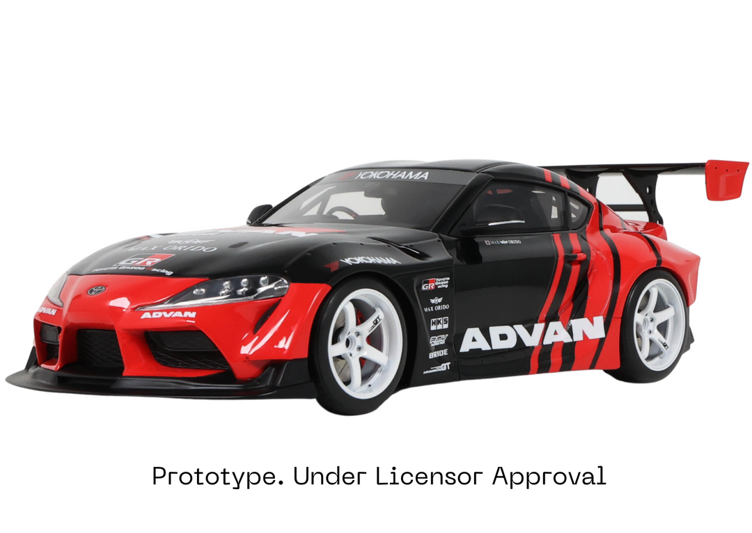 Toyota Supra GR by ADVAN 2020 black/ red