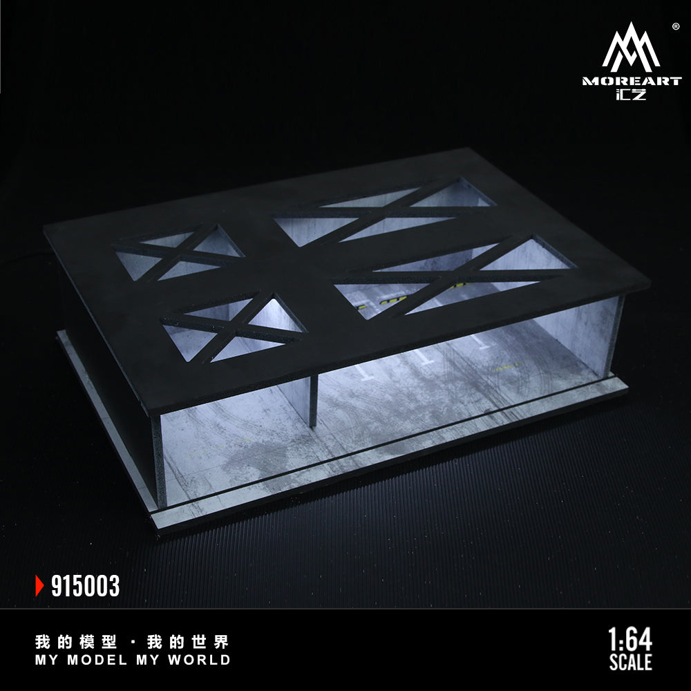 MoreArt Diorama 1:64-Undergroud Parking Garage Scene 03 MO915003