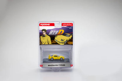 KYOSHO 1:64-Yellow-INITIAL D MAZDA RX-7 (FD3S)