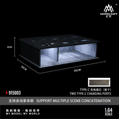 MoreArt Diorama 1:64-Undergroud Parking Garage Scene 03 MO915003