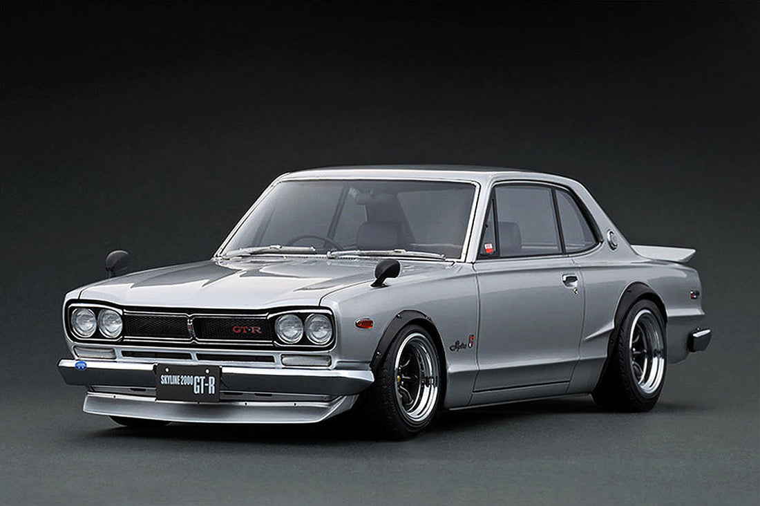 Ignition Model 1:18- Nissan Skyline 2000 GT-R (KPGC10) (Silver) - 3614