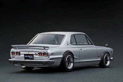 Ignition Model 1:18- Nissan Skyline 2000 GT-R (KPGC10) (Silver) - 3614