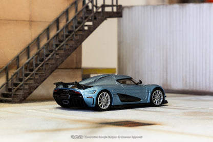 (PRE-ORDER 2025) Tarmac Works 1:64, Koenigsegg Regera Light Blue Metallic