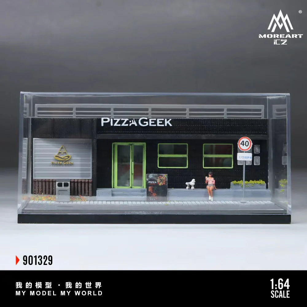 MoreArt Scène de Pizzeria 1:64 MO901329