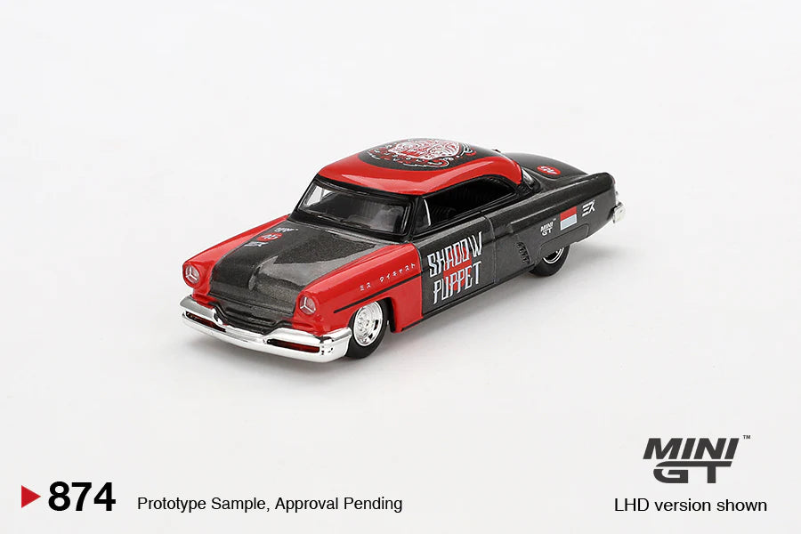 MINI GT-Lincoln Capri Hot Rod 1954 “Shadow Puppet” Limited Edition-(MGT00874)