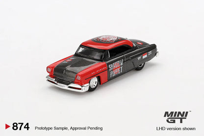 MINI GT-Lincoln Capri Hot Rod 1954 “Shadow Puppet” Limited Edition-(MGT00874)