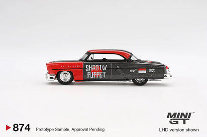 MINI GT-Lincoln Capri Hot Rod 1954 “Shadow Puppet” Limited Edition-(MGT00874)