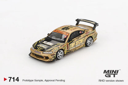 (PRE-ORDER 2025) Nissan Silvia (S15) Top Secret D1GP- Gold