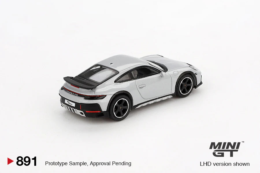 (1 par clent) MINI GT-Porsche 911 Dakar Ice Gray Metallic- (MGT00891)