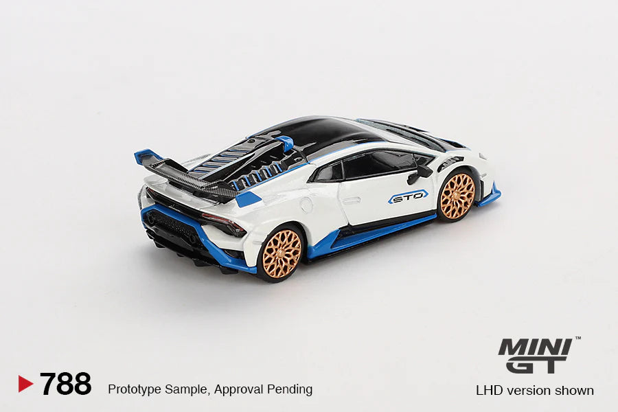 MINI GT-Lamborghini Huracán STO Bianco Asopo MGT00788-BL