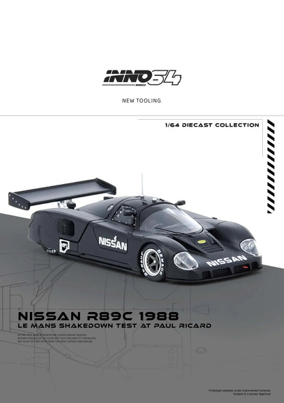 INNO64-Nissan R89C Le Mans Shakedown Test At Paul Ricard 1988 (IN64-R89C-LMT19)