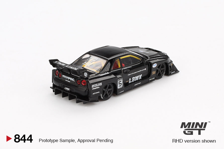 MINI GT-NISSAN LB-ER34 SUPER SILHOUETTE SKYLINE BLACK