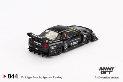 MINI GT-NISSAN LB-ER34 SUPER SILHOUETTE SKYLINE BLACK (MGT00844)