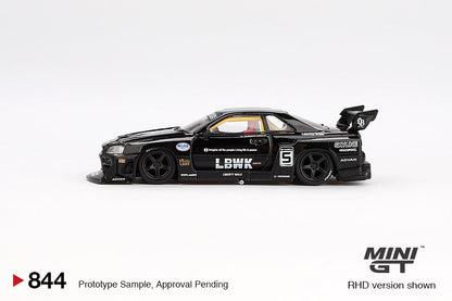 MINI GT-NISSAN LB-ER34 SUPER SILHOUETTE SKYLINE BLACK (MGT00844)