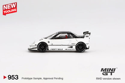 MINI GT-MAZDA AZ-1 LIBERTY WALK LB40 WHITE 2024 TOKYO AUTO SALON MGT00953