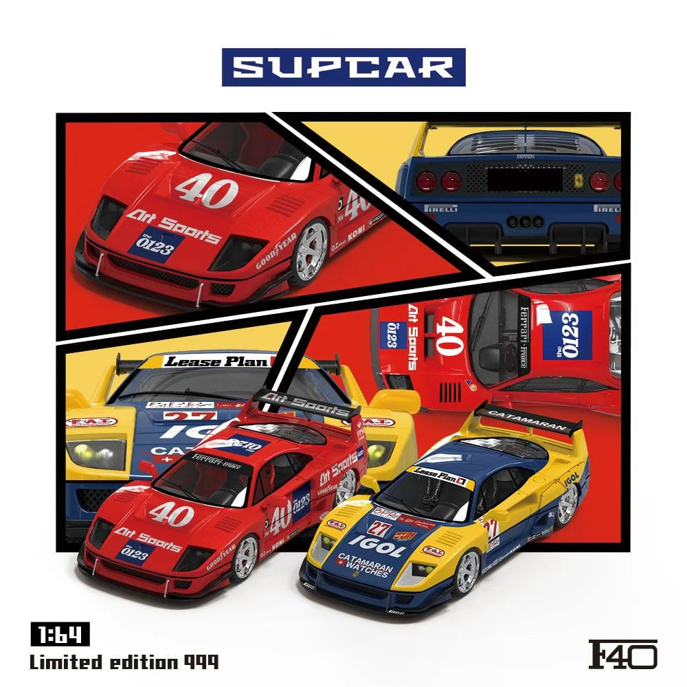 SUPCAR 1/64- Ferrari F40 