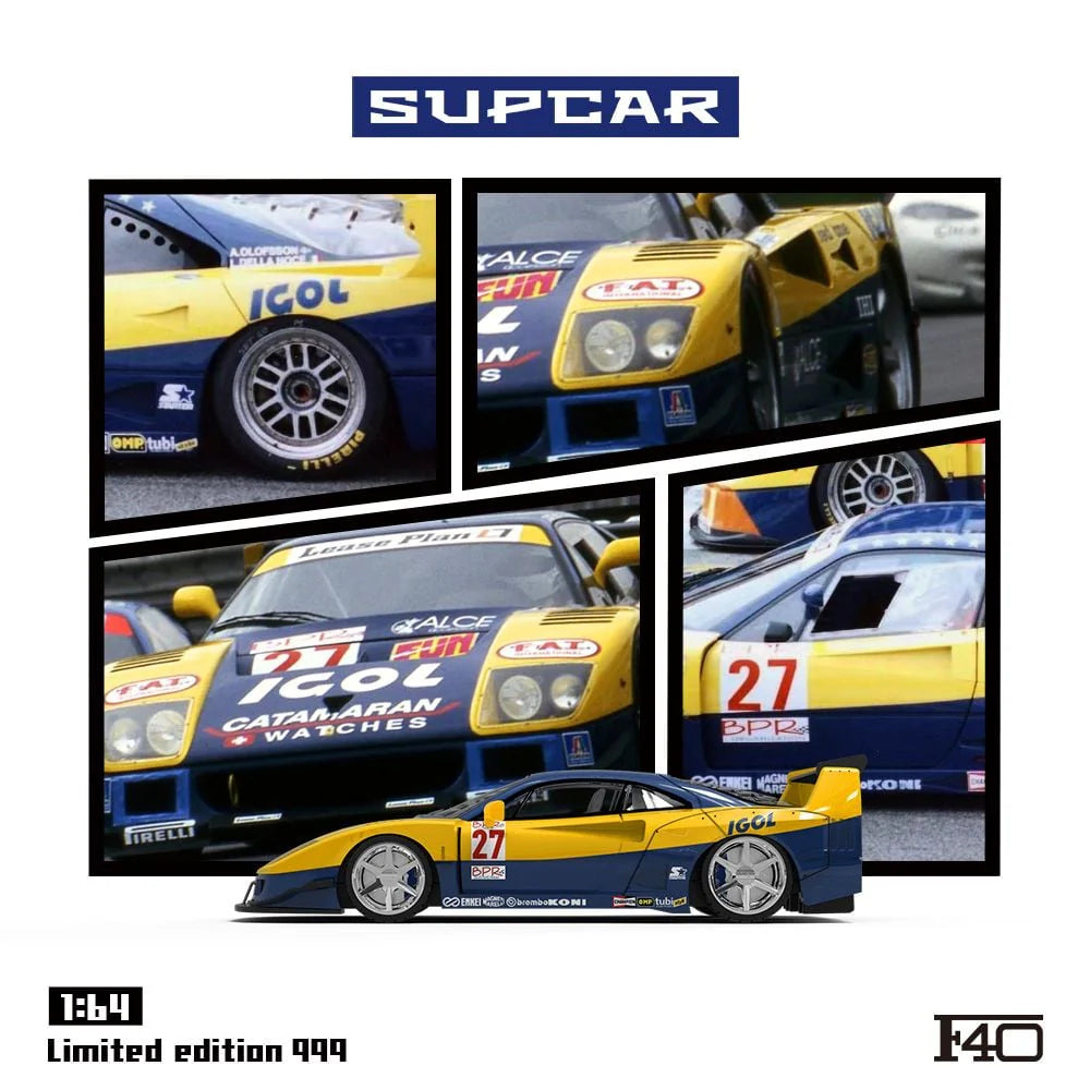 SUPCAR 1/64- Ferrari F40 