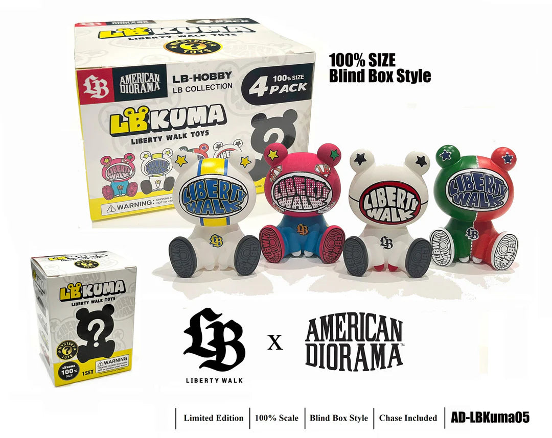 American Diorama - Liberty Walk Kuma 100% Blind Box style