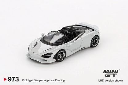 MINI GT- McLaren 750S Spider Cirrus Grey - MGT00973-BL