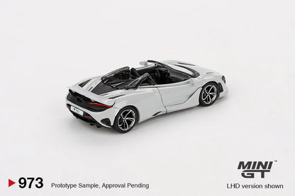 MINI GT- McLaren 750S Spider Cirrus Grey - MGT00973-BL