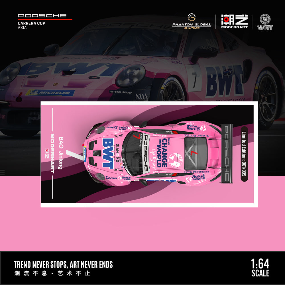 ModernArt-911GT3 Cup (992) Wingtat BWT-Twin Set