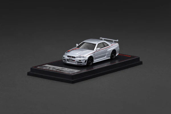 Ignition Model 1/64- Ignition Model 1:64 Nismo R34 GT-R Z-tue Silver IG3840