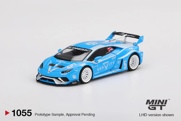Mini GT- LB★WORKS Lamborghini Huracán GT GRAVITY – Blue MGT01055