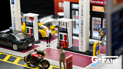 AD x G-FANS 1/64-ENEOS Gas Station