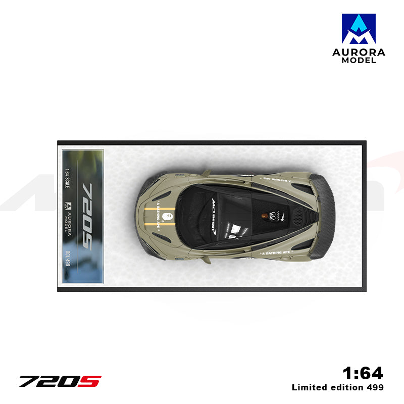 AURORA MODEL 1/64- McLaren 720S Shark AM800401