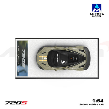 AURORA MODEL 1/64- McLaren 720S Shark AM800401