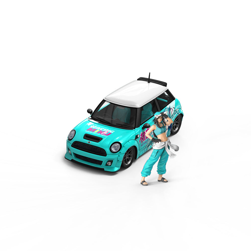 CoolCar 1:64- BMW Mini w/Figurine- Hatsune Mika  CC643642-1