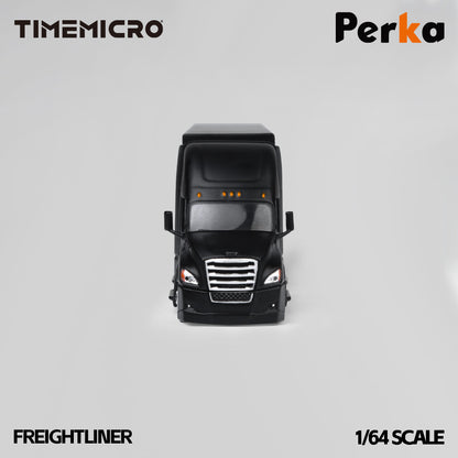 Time Micro &amp; Perka 1/64 - Freightliner Container Truck- Black Knight  TM800113