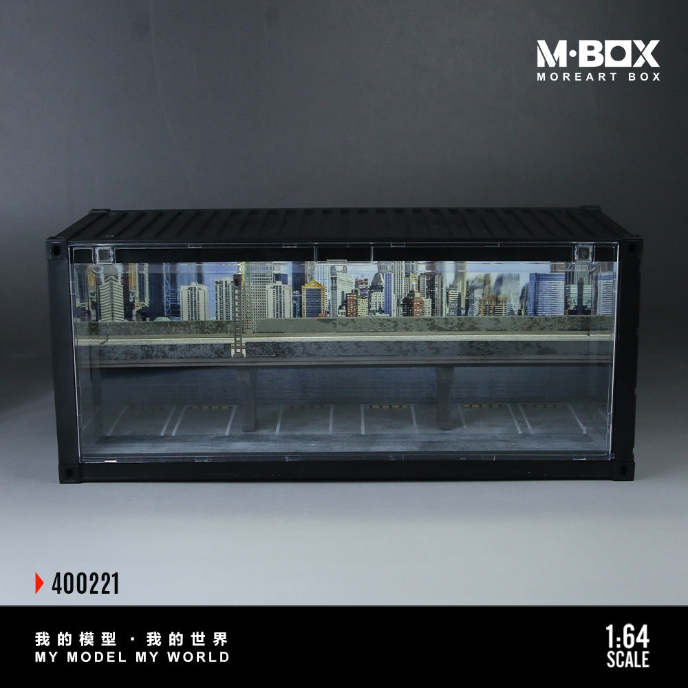 M-BOX 1/64-CONTAINER OVERPASS SCENE MB400221