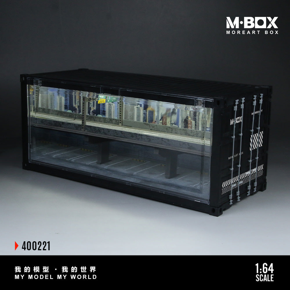 M-BOX 1/64-CONTAINER OVERPASS SCENE MB400221