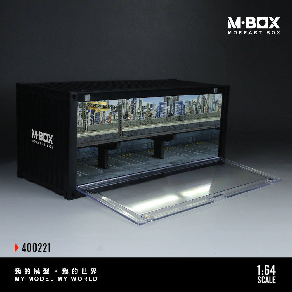 M-BOX 1/64-CONTAINER OVERPASS SCENE MB400221