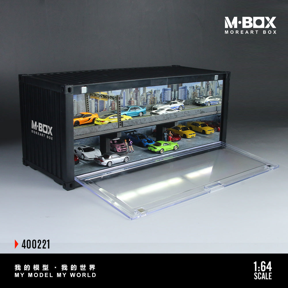 M-BOX 1/64-CONTAINER OVERPASS SCENE MB400221