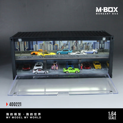 M-BOX 1/64-CONTAINER OVERPASS SCENE MB400221